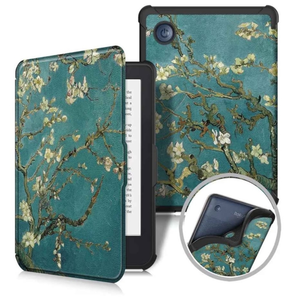 Sleep Cover | Kobo Clara Black & White | Van Gogh's Almond Blossoms Design
